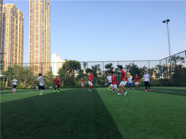 记博科供应链VS建行足球友谊赛 记博科供应链VS建行足球友谊赛